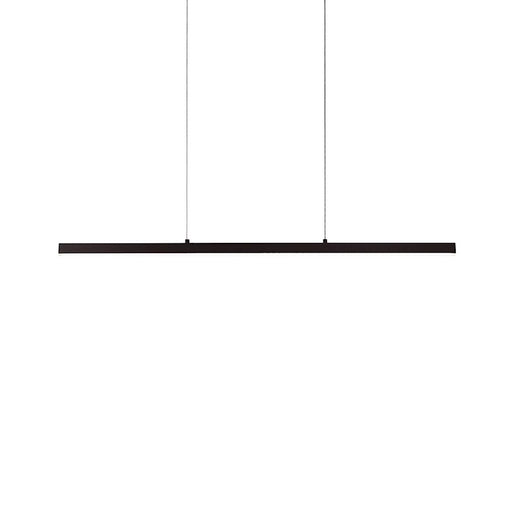 Kuzco Vega 45" LED Linear Pendant, Black/White Acrylic Diffuser - LP10345-BK