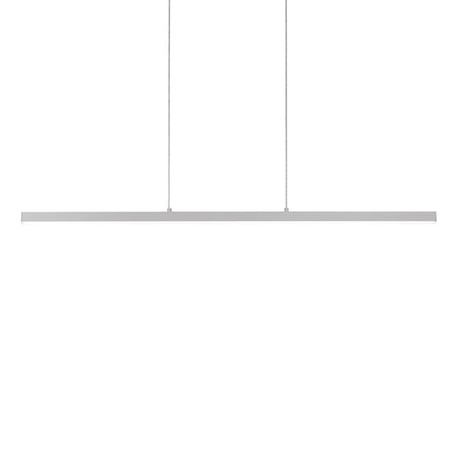 Kuzco Vega 56" LED Linear Pendant, Nickel/White Acrylic Diffuser - LP10356-BN