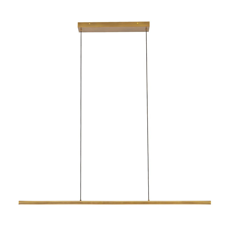 Kuzco Drift 45" Brass Dim LED Linear Pendant, Vintage Brass - LP12245-VB