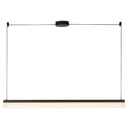 Kuzco Nio 45" Black Dimmable LED Linear Pendant, Black