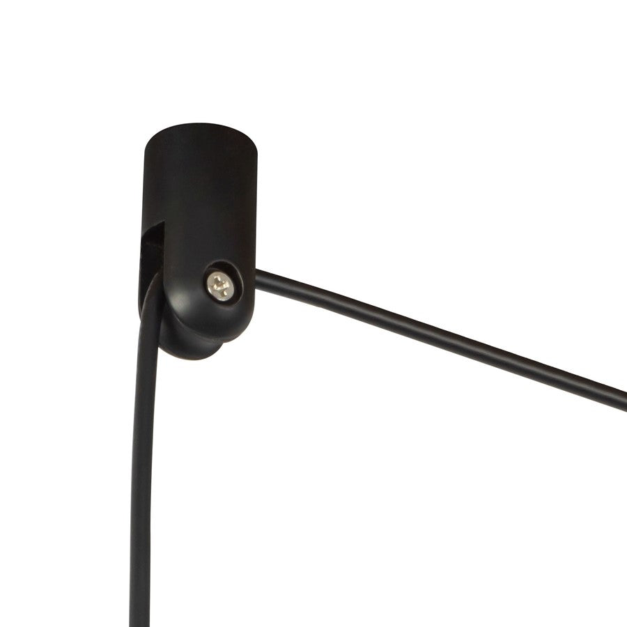 Kuzco Nio 45" Black Dimmable LED Linear Pendant, Black