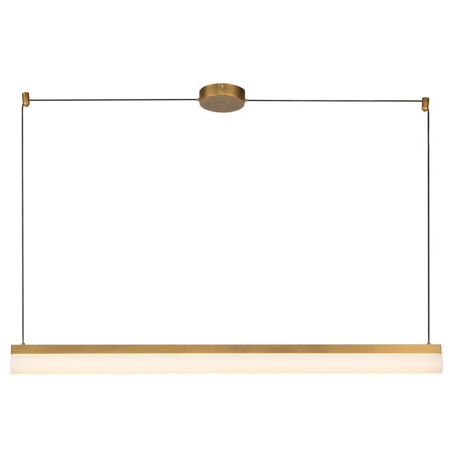 Kuzco Nio 45" Brass Dim LED Linear Pendant, Vintage Brass - LP13645-VB