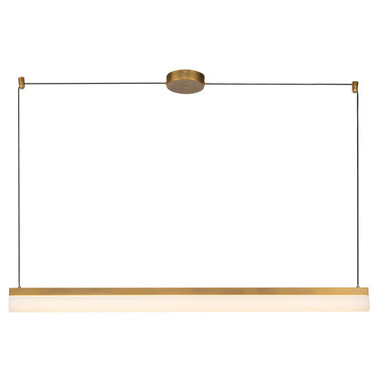 Kuzco Nio 45" Brass Dim LED Linear Pendant, Vintage Brass - LP13645-VB