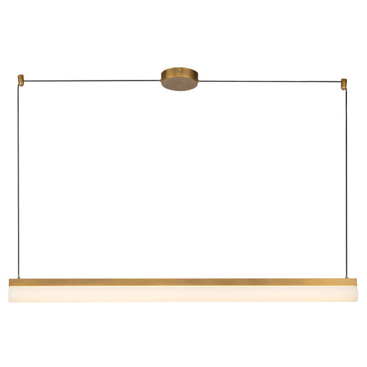 Kuzco Nio 45" Brass Dim LED Linear Pendant, Vintage Brass - LP13645-VB