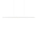 Kuzco Chute 47" LED Linear Pendant, White/White Acrylic Diffuser - LP14947-WH