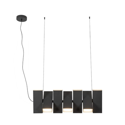 Kuzco Domino 35" LED Linear Pendant, Black