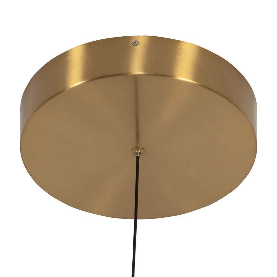Kuzco Thread 5-ft Gold Dimmable LED Linear Pendant, Gold