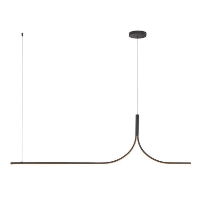 Kuzco Thread 5-ft LED Linear Pendant, 30W/RT, Black - LP17905-BK-UNV-010-RT