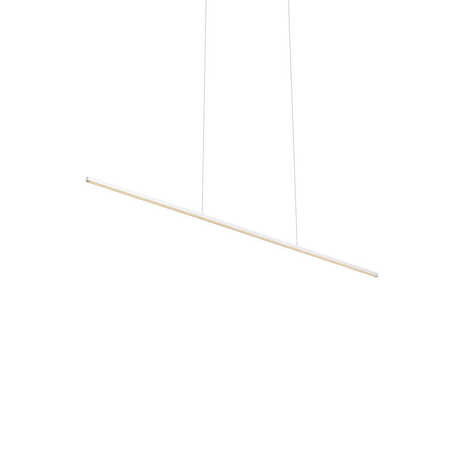 Kuzco Vega Minor 48" LED Linear Pendant, White/White Acrylic - LP18248-WH