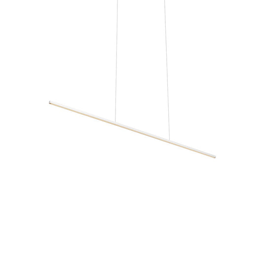 Kuzco Vega Minor 48" LED Linear Pendant, White/White Acrylic - LP18248-WH