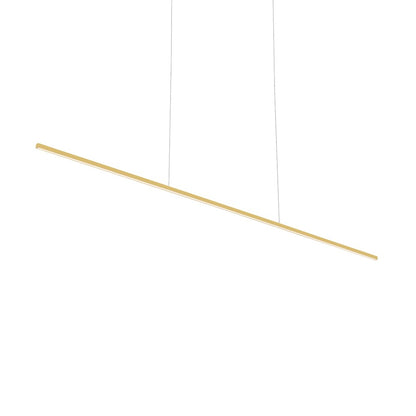 Kuzco Vega Minor 60" LED Linear Pendant, Brushed Gold - LP18260-BG-UNV