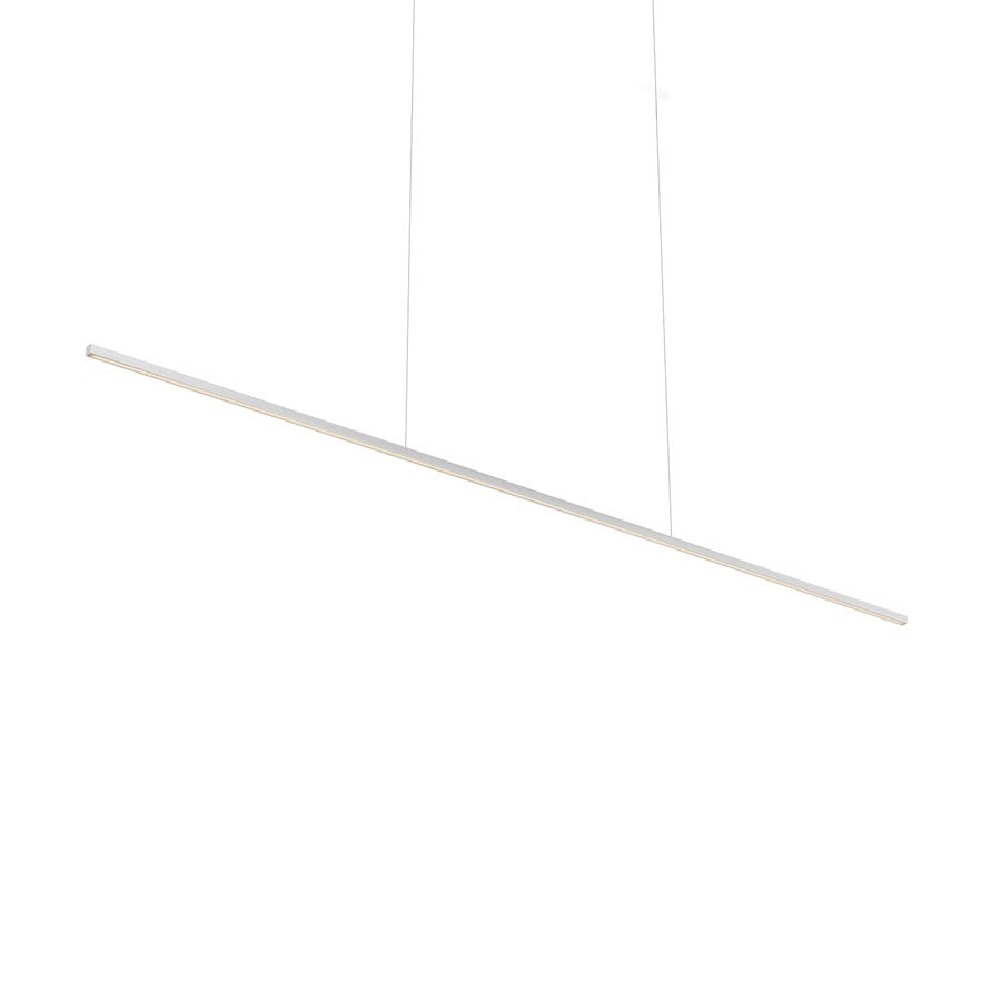 Kuzco Vega Minor 60" LED Linear Pendant, Brushed Nickel