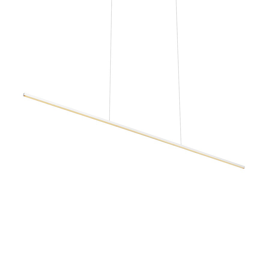 Kuzco Vega Minor 60" LED Linear Pendant, White/White Acrylic - LP18260-WH