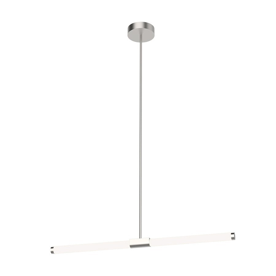 Kuzco Akari 37" LED Linear Pendant, Brushed Nickel