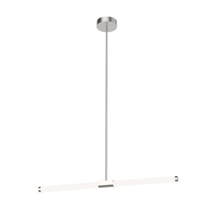 Kuzco Akari 37" LED Linear Pendant, Brushed Nickel