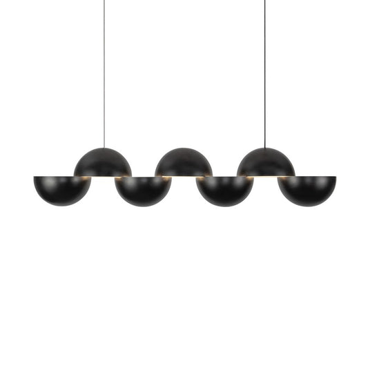 Kuzco Void 41" Blk Dim LED Linear Pendant, Blk - LP23241-BK