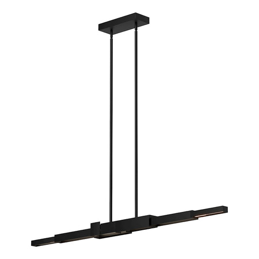 Kuzco Enzo 60" LED Linear Pendant, Black/White Acrylic - LP29560-BK