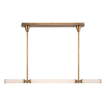 Kuzco Edwin 48" LED Linear Pendant, Brass/Frosted Glass - LP348148VBFR-UNV
