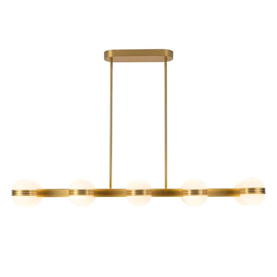 Kuzco Selene 4-ft Gold Dim LED Linear Pendant, Brushed Gold - LP38148-BG