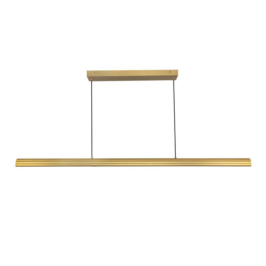 Kuzco Dottie 4-ft Gold Dim LED Linear Pendant, Brushed Gold - LP403148BG