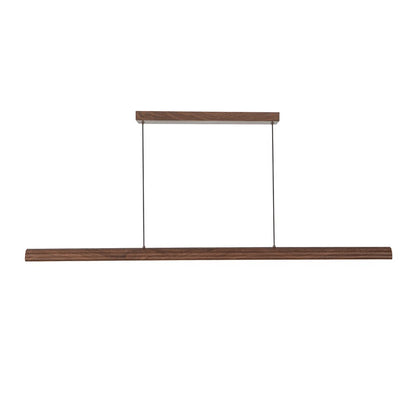 Kuzco Dottie 4-ft Brown Dim LED Linear Pendant, Walnut - LP403148WT