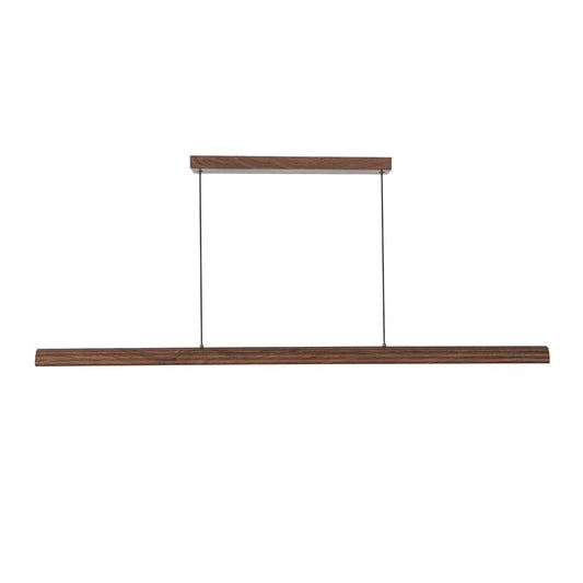 Kuzco Dottie 4-ft Brown Dim LED Linear Pendant, Walnut - LP403148WT