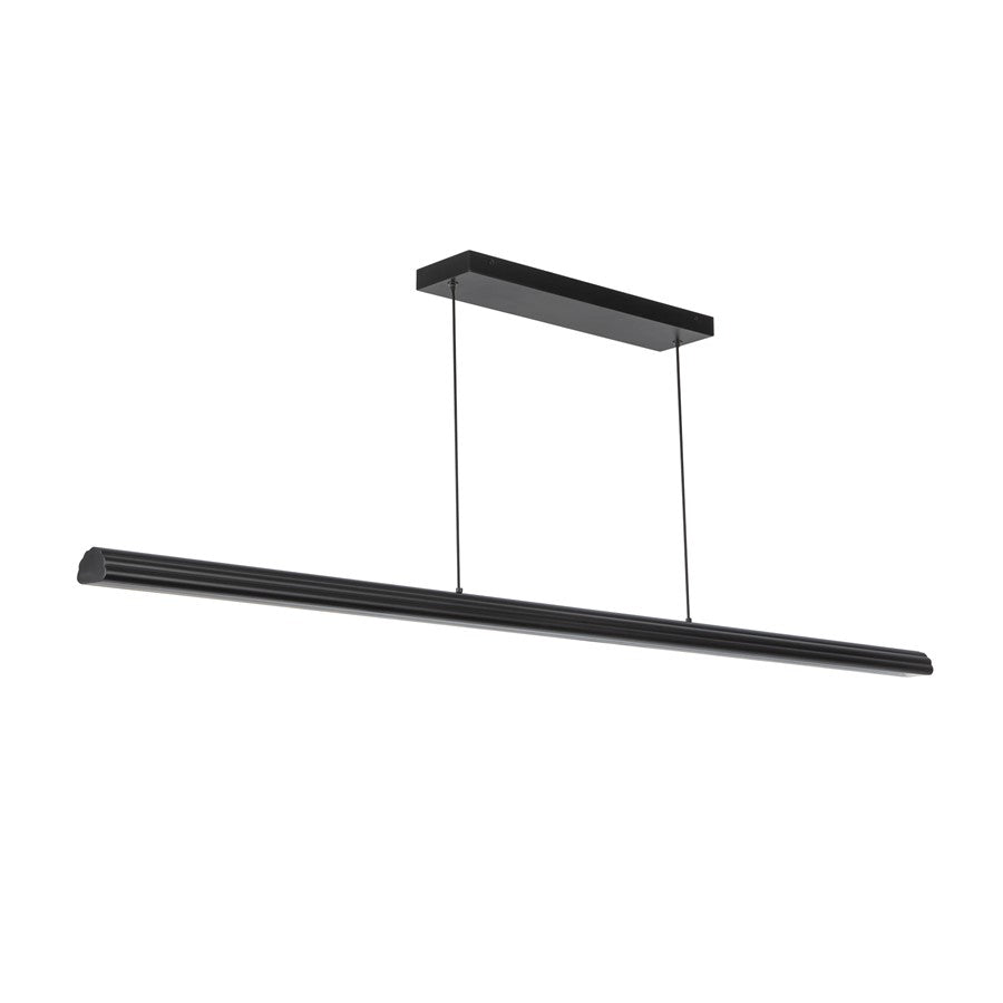 Kuzco Dottie 5-ft Black Dimmable LED Linear Pendant, Matte Black
