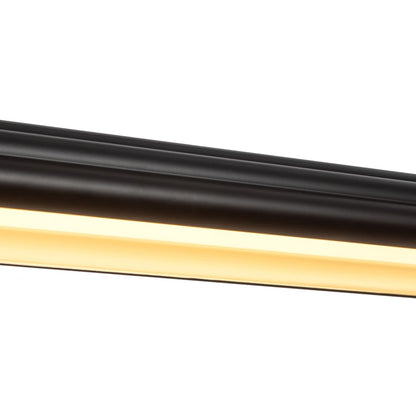 Kuzco Dottie 5-ft Black Dimmable LED Linear Pendant, Matte Black