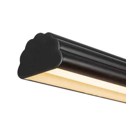 Kuzco Dottie 5-ft Black Dimmable LED Linear Pendant, Matte Black