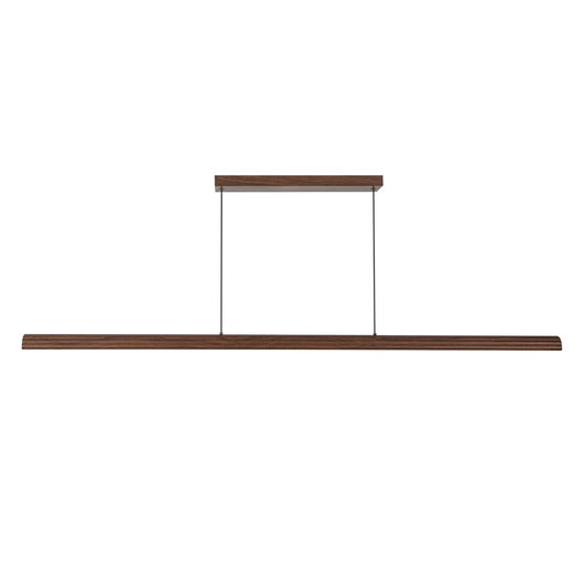 Kuzco Dottie 5-ft Brown Dim LED Linear Pendant, Walnut - LP403160WT