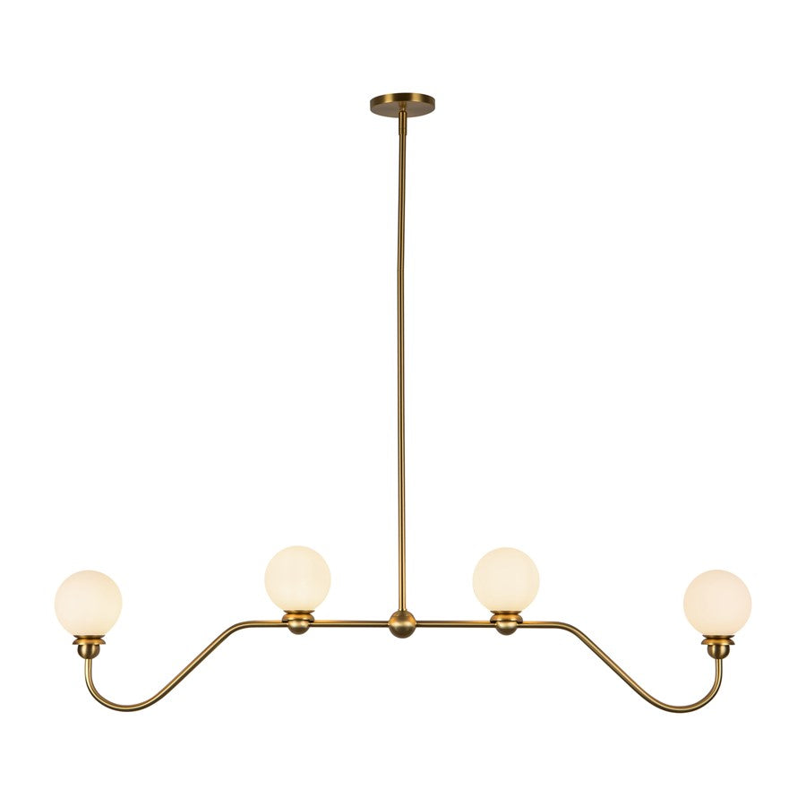 Kuzco Beckett 49" Gold Linear Pendant, Brushed Gold - LP408148BG