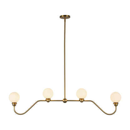 Kuzco Beckett 49" Gold Linear Pendant, Brushed Gold - LP408148BG