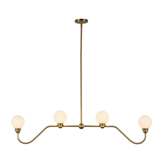 Kuzco Beckett 49" Gold Linear Pendant, Brushed Gold - LP408148BG