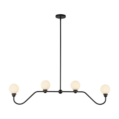 Kuzco Beckett 49" Blk Linear Pendant, Matte Black - LP408148MB