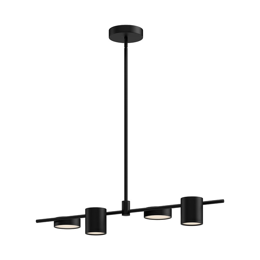Kuzco Jayden 40" LED Linear Pendant, Black