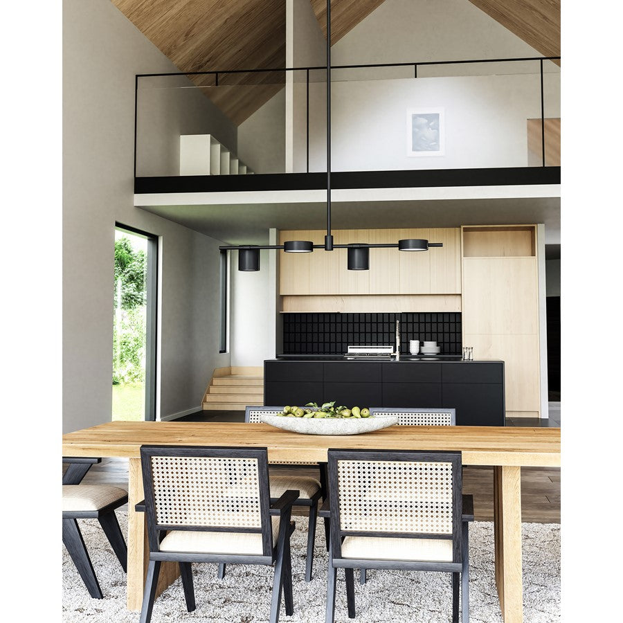 Kuzco Jayden 40" LED Linear Pendant, Black