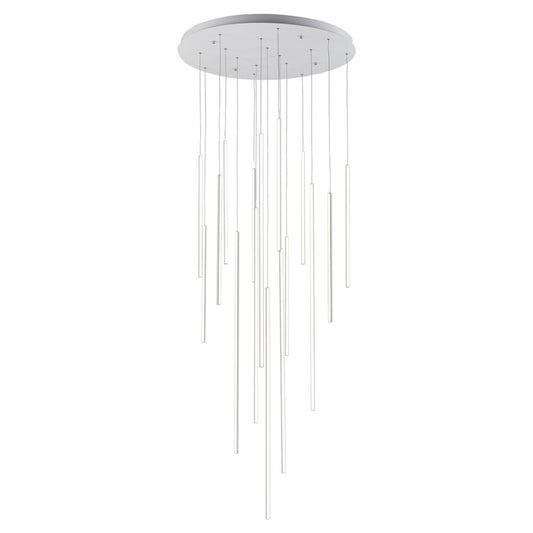 Kuzco Chute 16 Head LED Multi Pendant, White - MP14932-WH-UNV-010