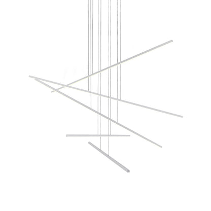 Kuzco Vega Minor 5 Head Multi Pendant, Brushed Nickel - MP18205-BN-UNV-010