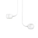 Kuzco Flux LED Multi Pendant, Gloss White/Acrylic Diffuser - MP46608-GWH