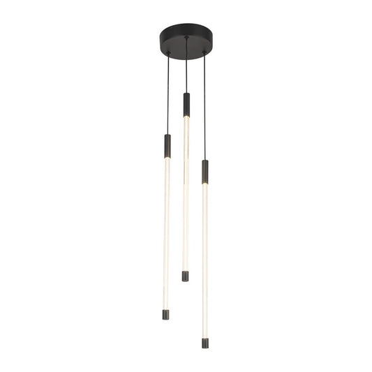 Kuzco Motif 21" LED Multi Pendant, Black - MP75221-BK-UNV