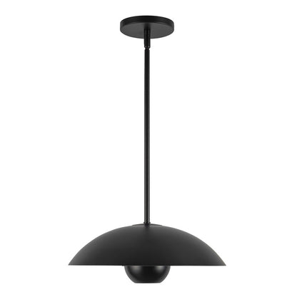 Kuzco Umbra 14" Black Pendant, Black