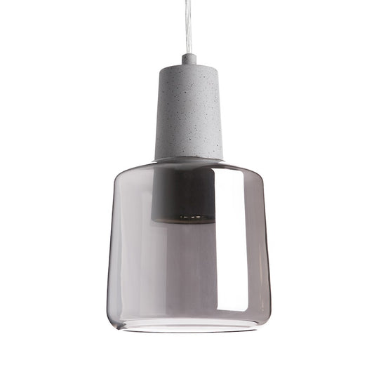 Kuzco Samson 6" LED Pendant, Smoked/Frosted Acrylic Diffuser - PD12506-SM