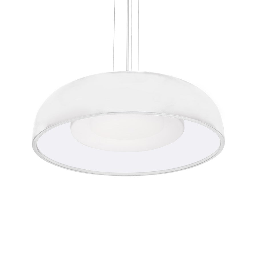 Kuzco Beacon 20" LED Pendant, White/Opal - PD13120-WH