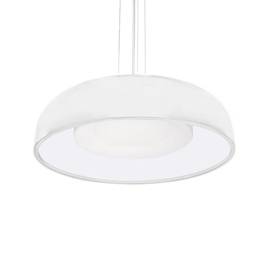 Kuzco Beacon 20" LED Pendant, White/Opal - PD13120-WH