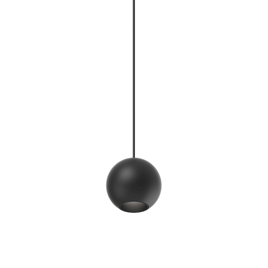 Kuzco Exo 2" LED Pendant, Black/Acrylic Lens - PD15302-BK