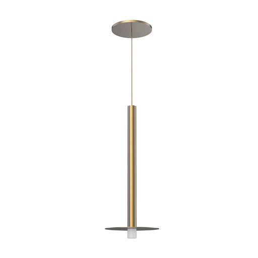 Kuzco Elixir LED Pendant, Brushed Gold/Acrylic/Sandblasted Interior - PD15416-BG