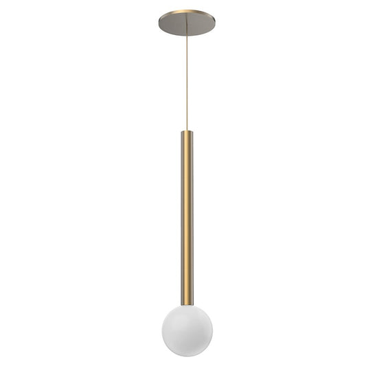 Kuzco Elixir 18" LED Pendant, Brushed Gold/Opal - PD15518-BG