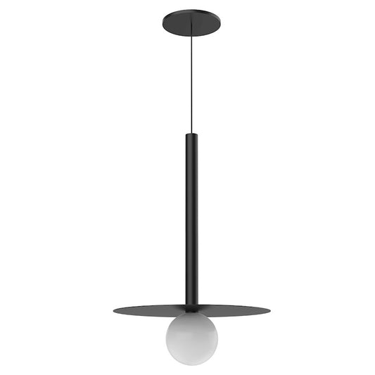 Kuzco Elixir 19" LED Pendant, Black/Opal - PD15519-BK