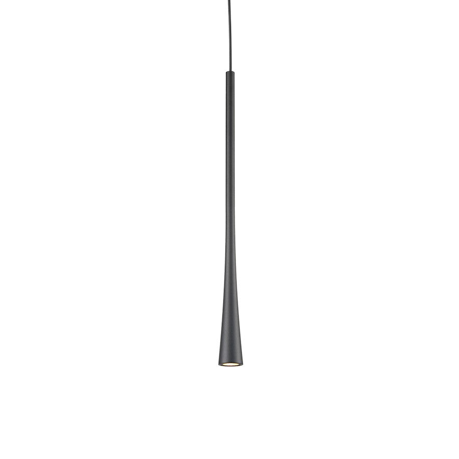 Kuzco Taper 16" LED Pendant, Black/Acrylic Lens - PD15816-BK