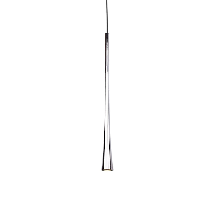 Kuzco Taper 16" LED Pendant, Chrome/Acrylic Lens - PD15816-CH